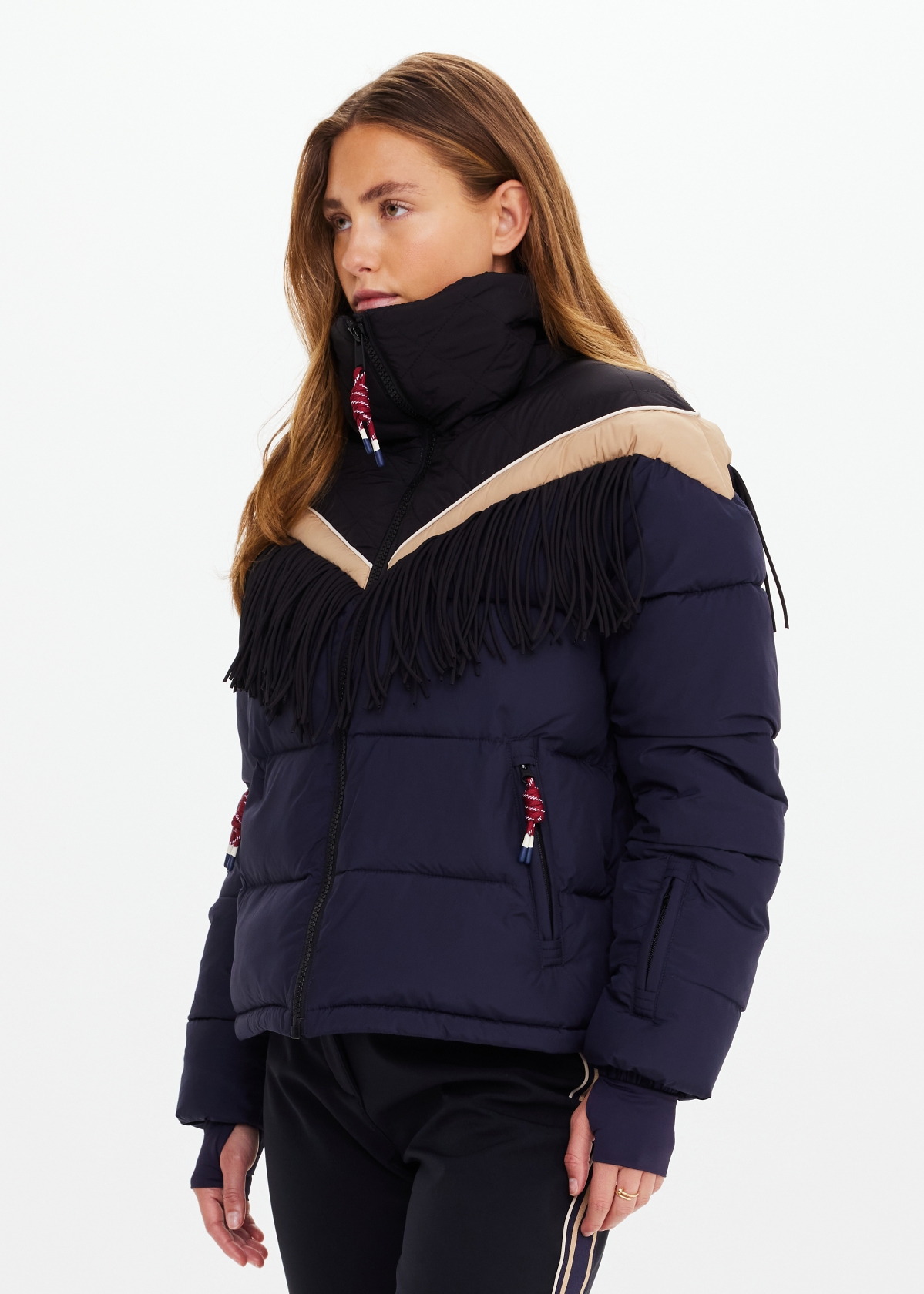 HAKUBA FOX PUFFER JACKET in MIDNIGHT BLUE | The UPSIDE