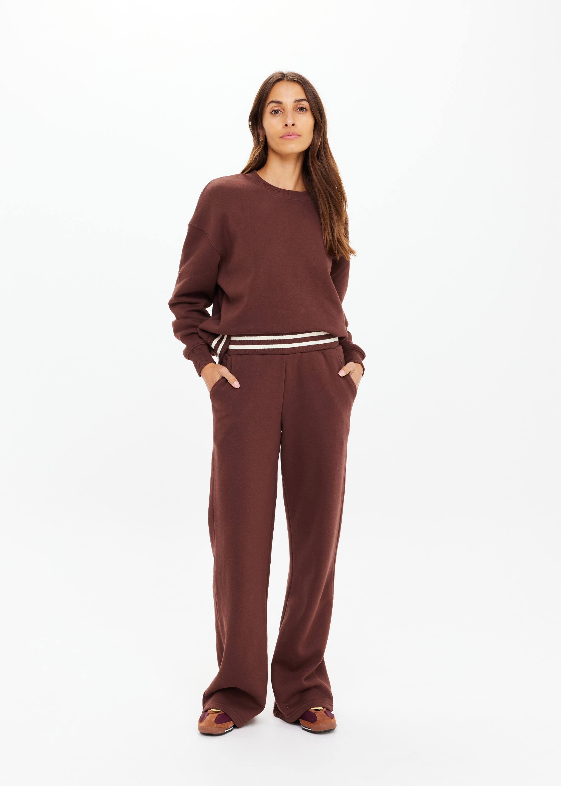 TOLUCA WILLOW WIDE LEG PANT in COCOA | The UPSIDE