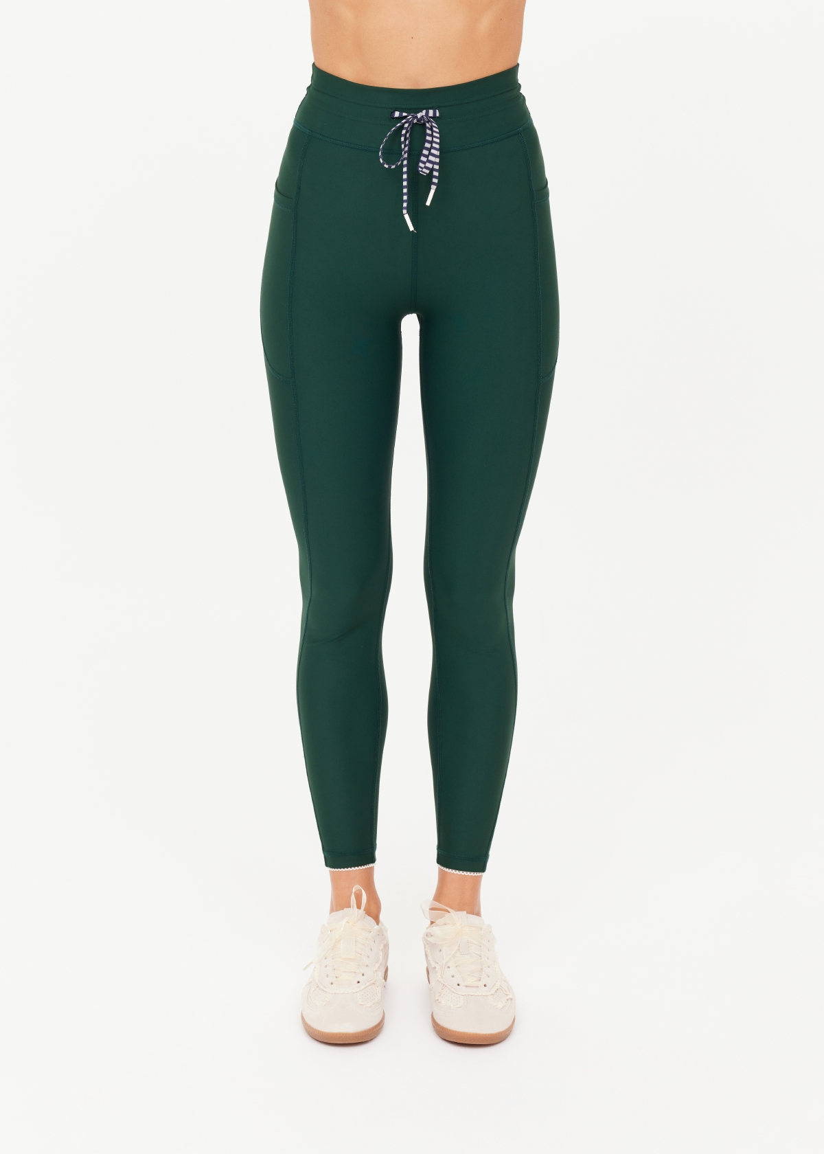 RACQUET 25IN POCKET MIDI PANT in RACING GREEN | The UPSIDE