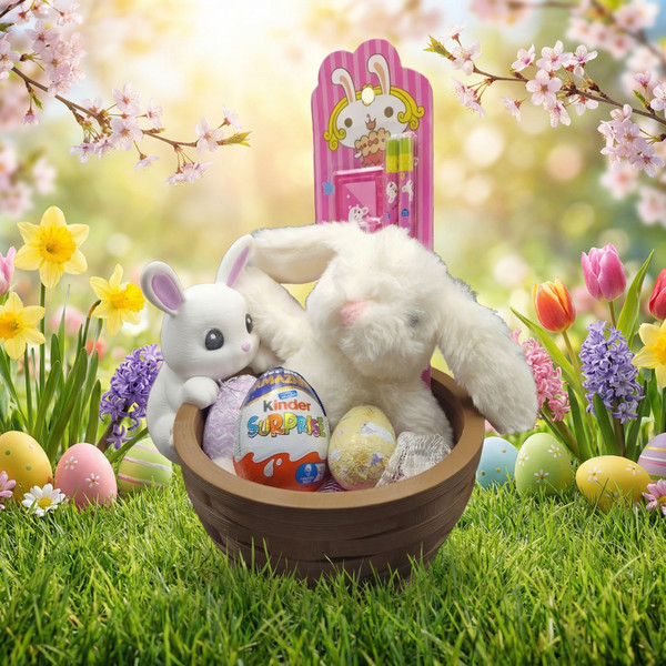 Bunny Find Treat Container