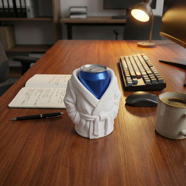 Cool Bathrobe Style Can Or Trinket Holder