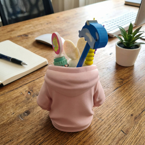 Hoodie Style Can Or Trinket Holder