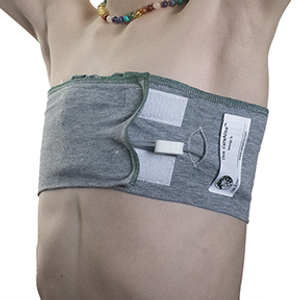 CareAline PRO+ Wrap for central lines - designed in collaboration with clinicians. Can be put on and taken off without disconnecting the line from an infusion. CareAline PRO+ Wrap for central lines - designed in collaboration with clinicians. Can be put on and taken off without disconnecting the line from an infusion.