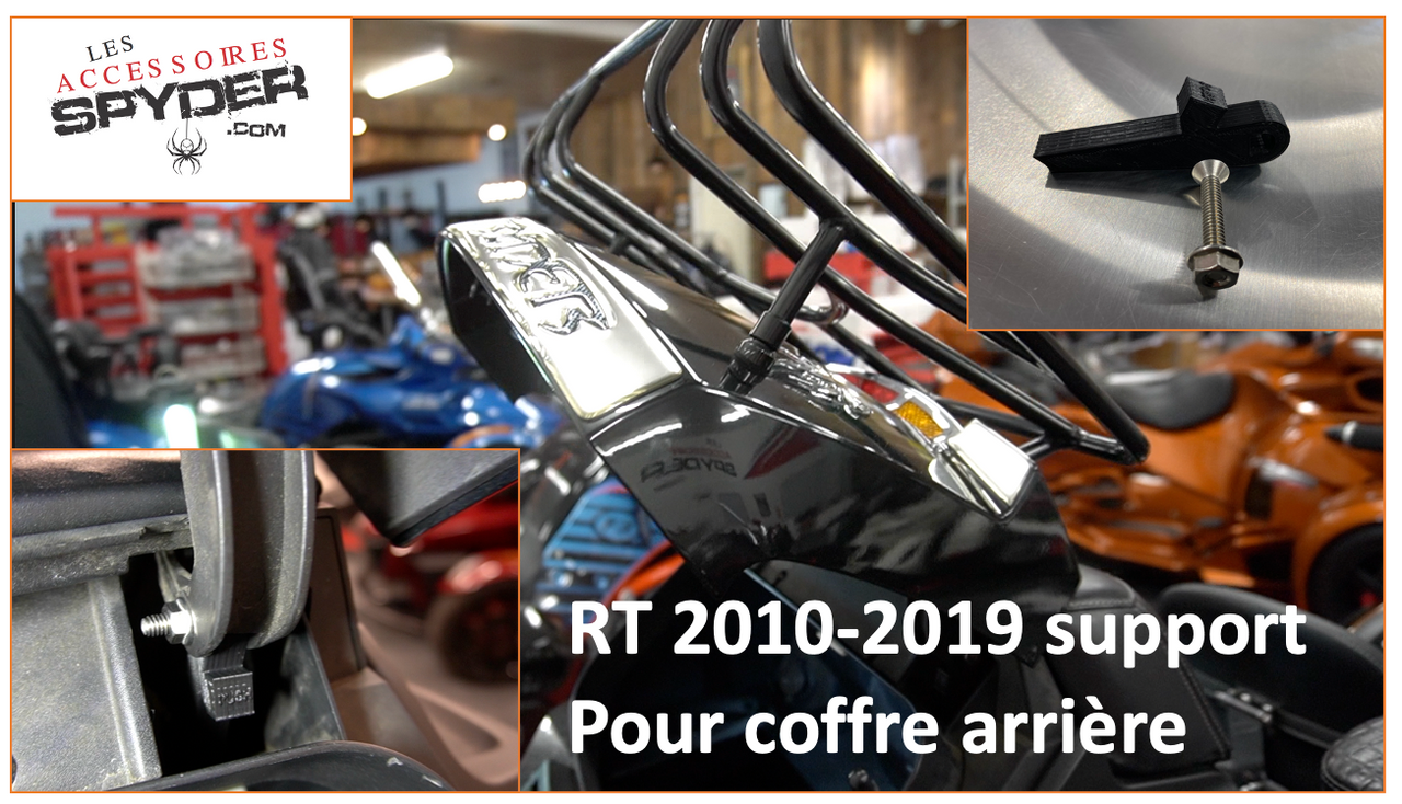 RT 2010-2019 - Support de coffre arrière 3D - Les Accessoires Spyder