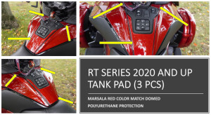 RT 2020-2023 - Protection Console Avant (3 pcs) Choix De Couleur RT 2020-2023 - Protection Console Avant (3 pcs) Choix De Couleur