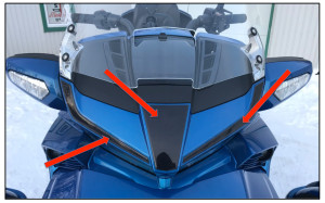 F3T/LTD 2016-2023 - Protection Noire Carbone Pour Nez Avant - #701BK Polyurethane (3 pcs) F3T/LTD 2016-2023 - Protection Noire Carbone Pour Nez Avant - #701BK Polyurethane (3 pcs)
