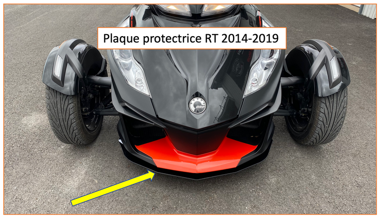 RT 2014-2019 - Plaque Protectrice Noir - Polycarbonate