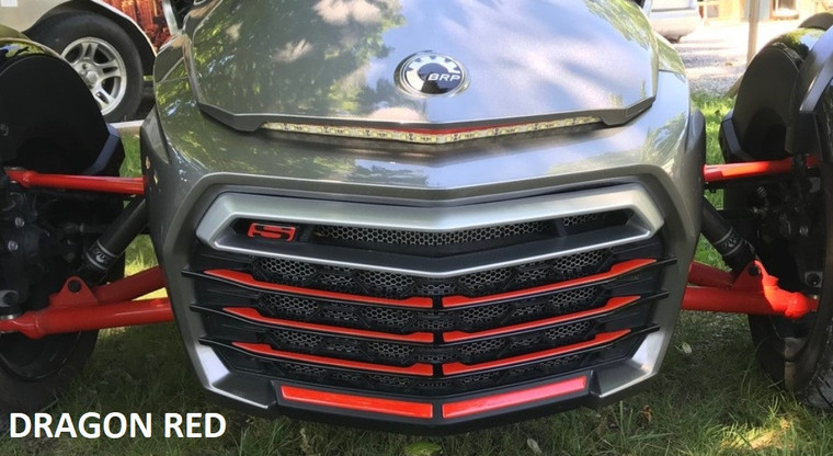 F3 2015-2023 - Insertions Grille Avant - #610 Polyurethane (18 pcs) Choix De Couleur