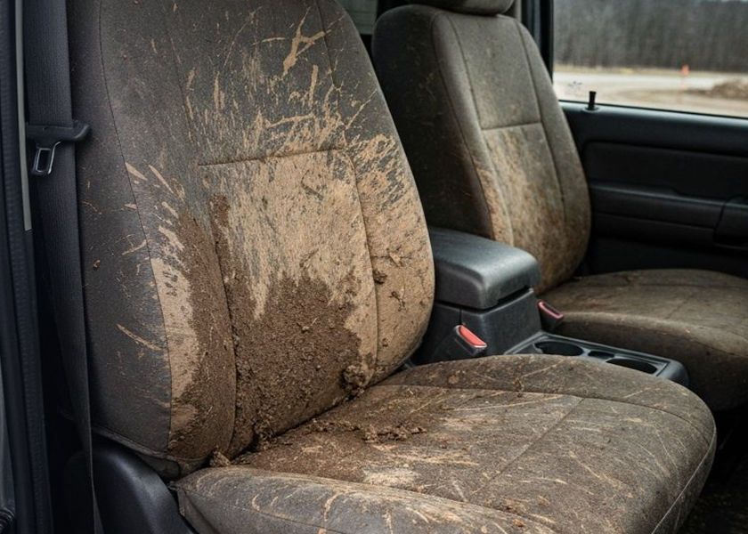 Work truck seat covers