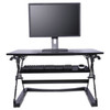 Ergo Modern Desk Convertor & Workspace Riser, 36” Black 