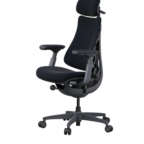 LiberNovo Omni – Midnight Black Dynamic Ergonomic Chair adjustable seat