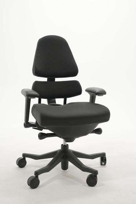 Anthros Black Ergonomic Office Chair front view