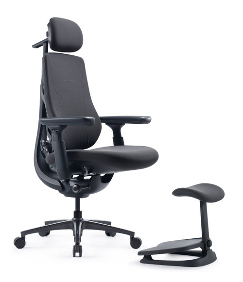 LiberNovo Maxis Manual Ergonomic Chair with StepSync Footrest