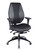 ergoCentric airCentric Chair - Black, Synchro Glide Series