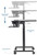 Features - VIVO Mobile Standing Workstation, Computer Desk Cart, 35” Black