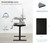Features -  VIVO Hand Crank Adjustable Stand Up Desk (43” x 24”) 