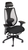 tCentric Hybrid  Mesh Backrest and Upholstered Seat, Midnight Black Frame with Adjustable Headrest