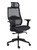 Bruno Ergonomic High Back Mesh Task Chair with Headrest , Black