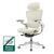 Hinomi H2 Pro ergonomic office chair in Cream White without footrest