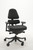 Anthros Black Ergonomic Office Chair front view