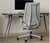 Hinomi Nest Ergonomic Office Chair in Gray with breathable mesh back, adjustable lumbar support, and optional headrest at Healthy Posture Store