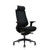 Hinomi Nest ergonomic office chair in black with adjustable headrest and armrests