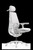 LiberNovo Maxis Electric Ergonomic Chair in Glacier three-quarter view