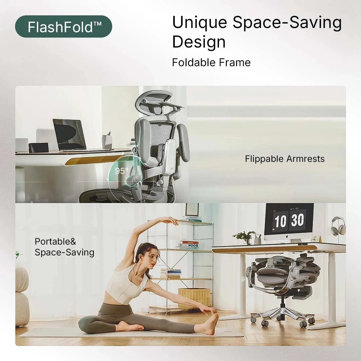 Hinomi H2 Pro FlashFold folding space-saving frame