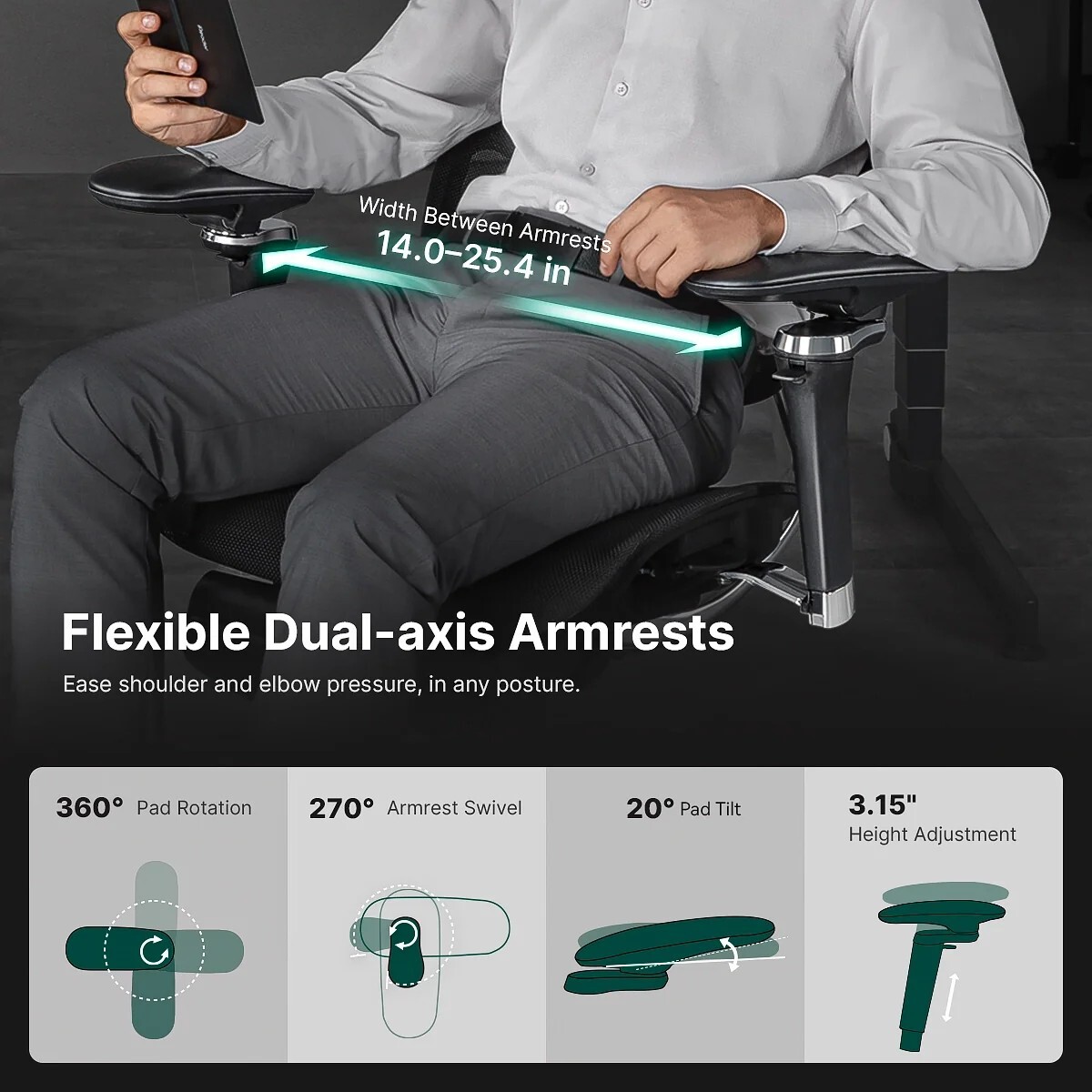 Hinomi X2 Pro Ergonomic Office Chair | HPS