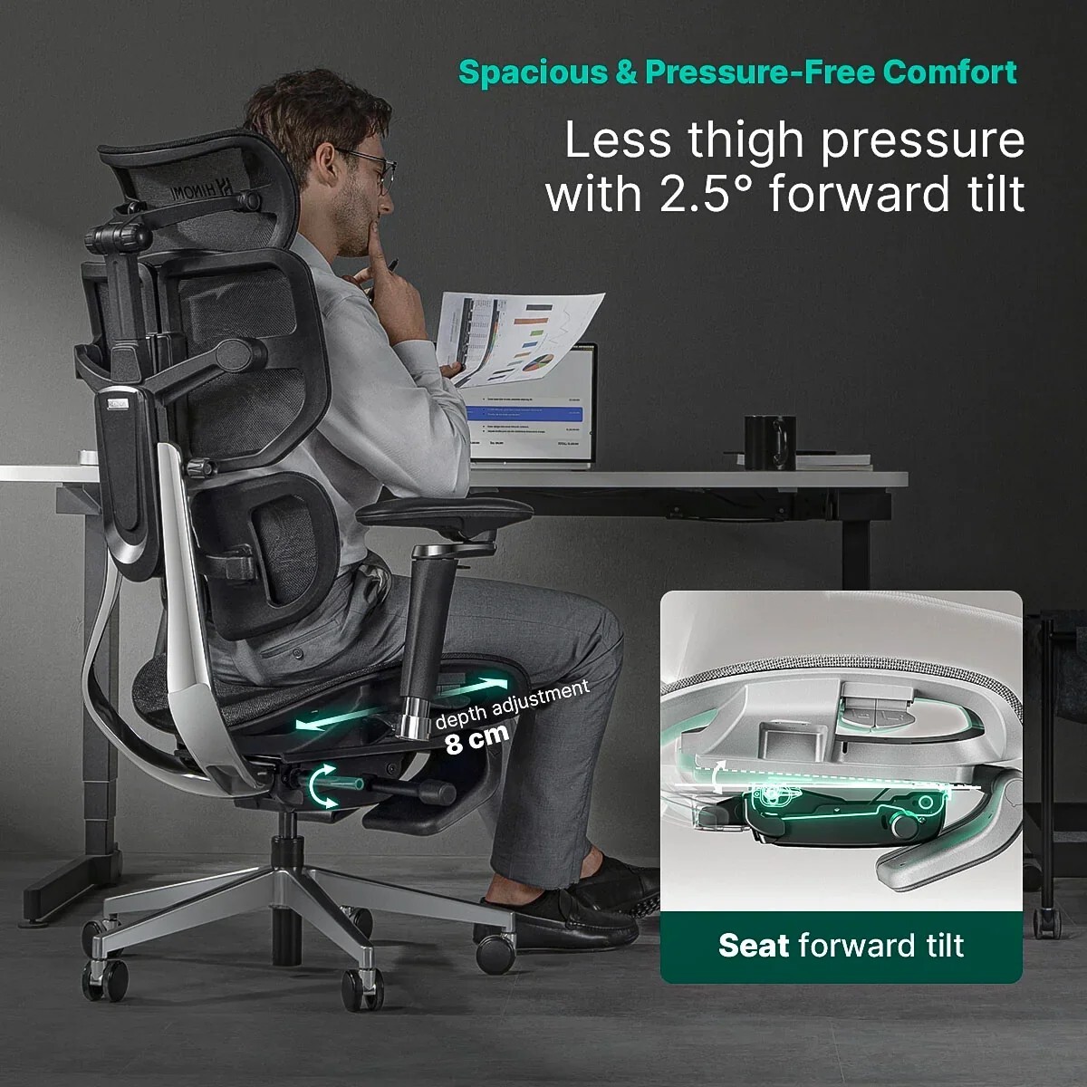 HINOMI デスクチェア メッシュチェア Hinomi X2 Pro Ergonomic Office Chair | HPS