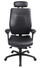  ergoCentric eCentric High Back Executive Chair with Headrest, Shown with BRISA® Breathable Performance Fabrics, Leather like feel