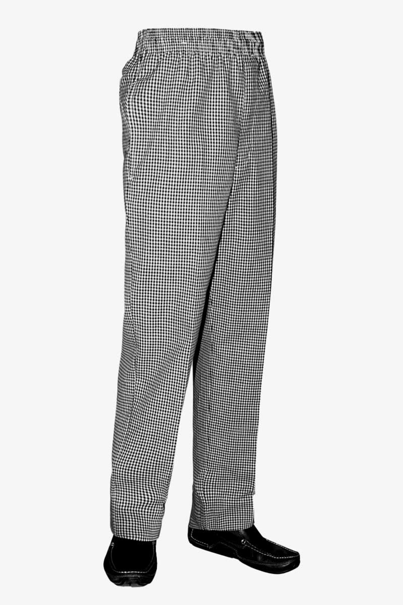 Chef Pants - Black & White Checkered