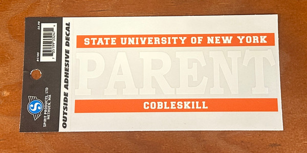 Cobleskill Parent Cling