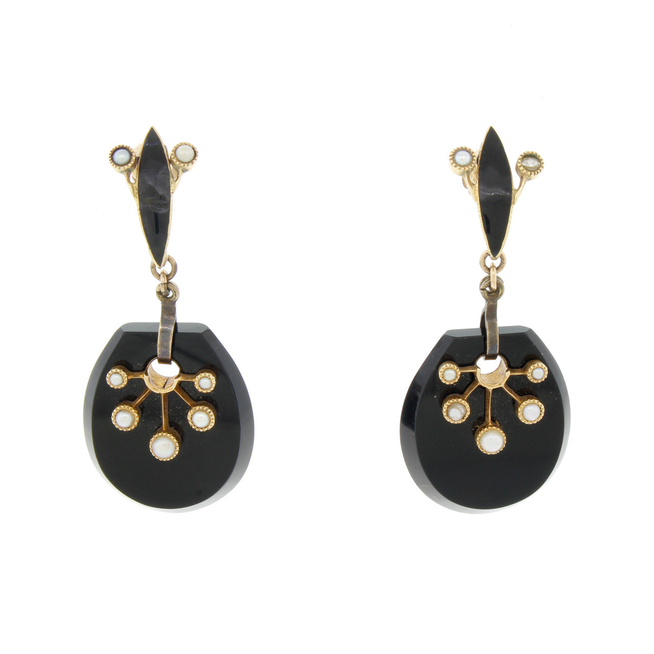 Fleurs du Mal Black Onyx Earrings