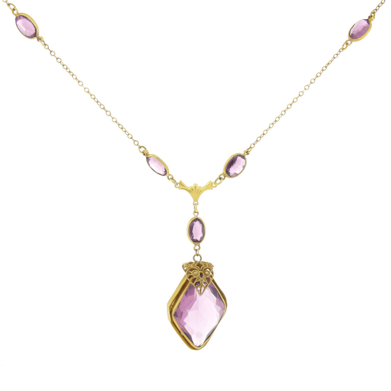 VALSEEL Fashion Purple Crystal Ladies Necklace Angel India | Ubuy