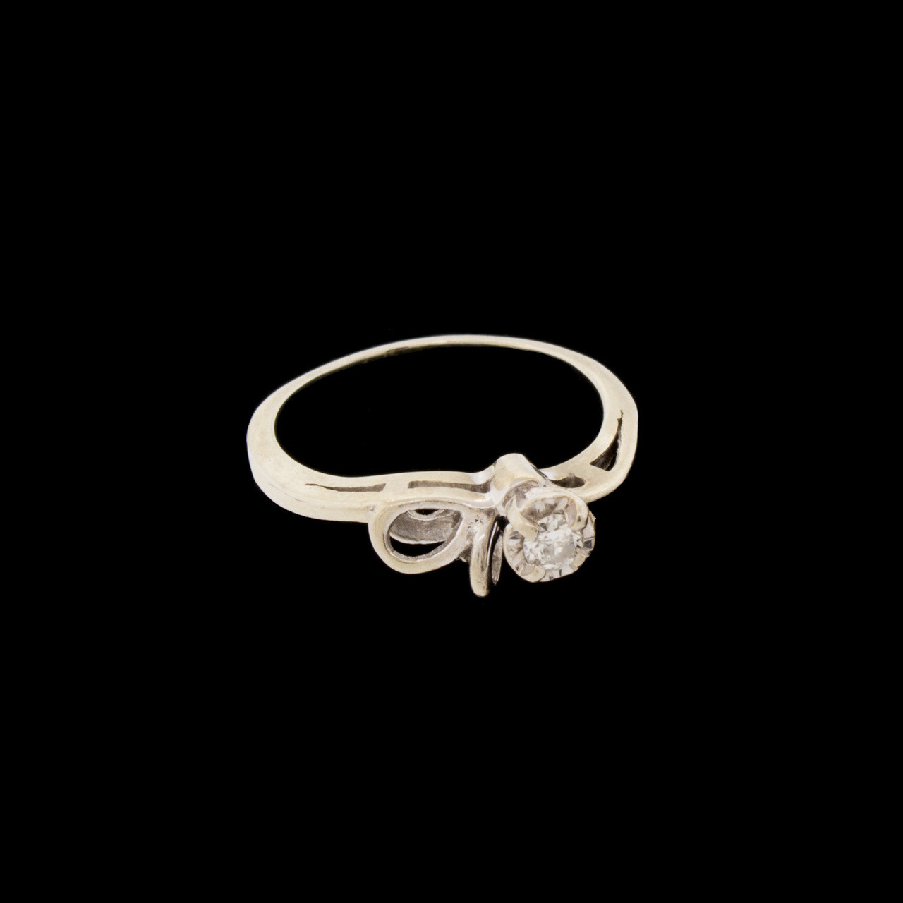 Diamond Bow Ring | 18K Yellow Gold - Jewelry| Hits Jewelry