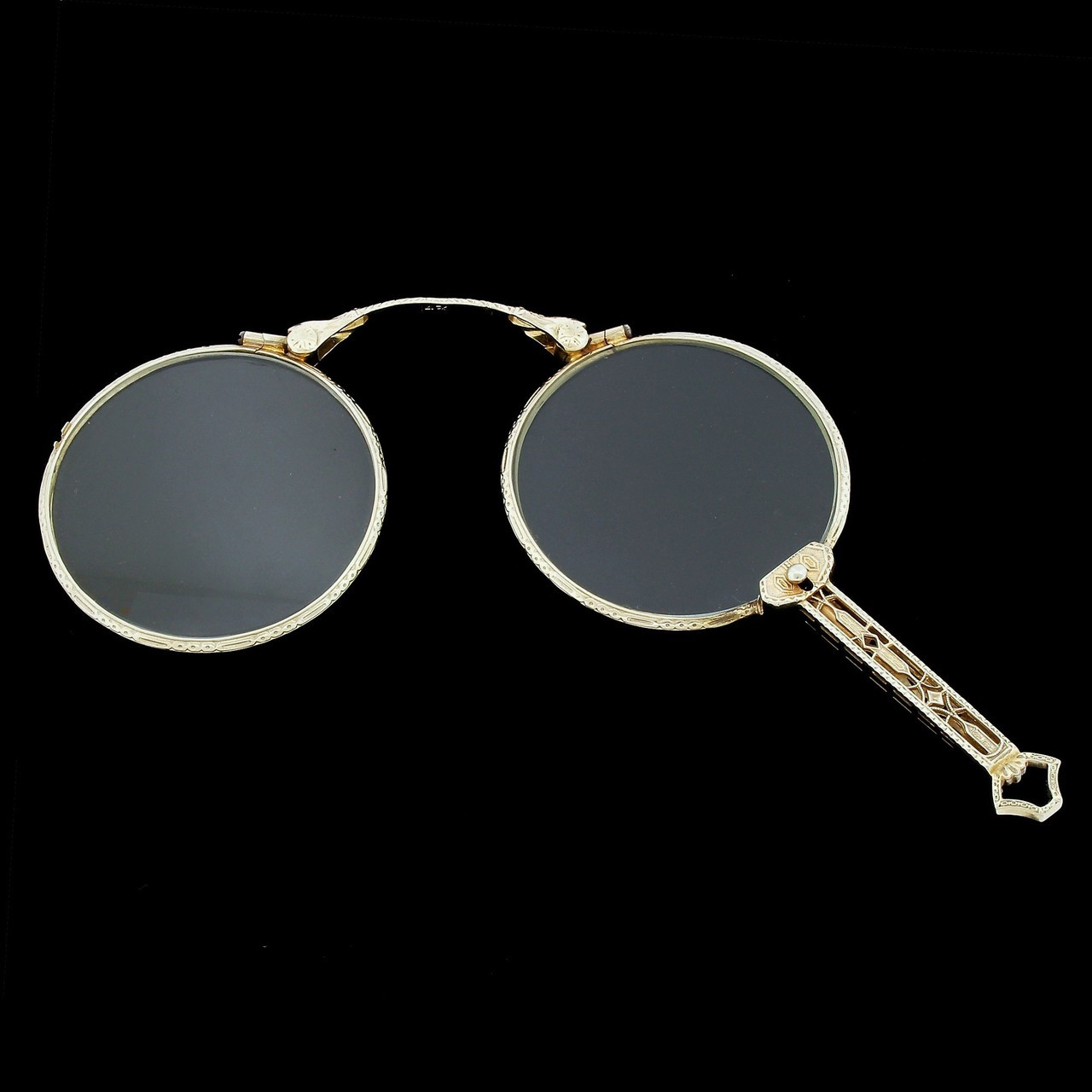 antique lorgnette opera glasses