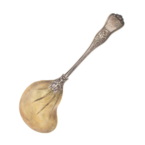 Tiffany & Co. Olympian Sterling Old Conch/Kidney Berry Spoon Gilt