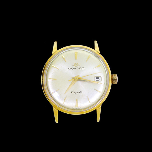 RARE 18K Gold Movado Kingmatic Sub Sea Ref 5231 28J Automatic Wristwatch w/ Date RARE 18K Gold Movado Kingmatic Sub Sea Ref 5231 28J Automatic Wristwatch w/ Date