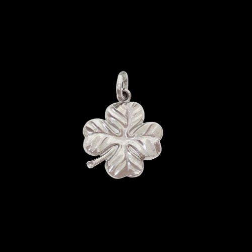 Vintage Sterling Silver 925 Lucky Clover Shamrock Charm - Small Vintage Sterling Silver 925 Lucky Clover Shamrock Charm - Small