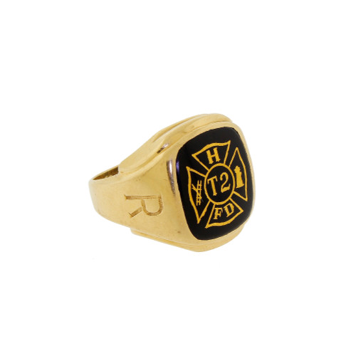 Vintage 14k Gold Fire Department Firefighter Ring Ex Captain 1948 -1949 Size 9 Vintage 14k Gold Fire Department Firefighter Ring Ex Captain 1948 -1949 Size 9