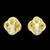 Couture 18k Yellow Gold Diamond Nino Verita Love Knot Earrings 21.1 Grams