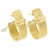 1996 Roberto Coin 18k Gold Hoop Huggie Earrings Pierced 14.20Gr Classic & Classy