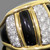 Vintage David Webb 18k Gold Diamond Platinum Enamel Dinner Cocktail Ring Size 5