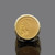 Vtg 14k Yellow Gold Custom Diamond Mens Ring $5 1910 Indian Head Gold Coin 21.6k
