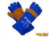 Blue Heeler Blue & Gold Kevlar Welding Gloves