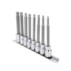 Genius Tools 8pc 3/8"Dr SAE ball end Hex Bit Socket Set BS-308WSL