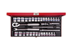 36pc 3/8"Drive socket set Met & Sae KING TONY Professional