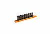 Gearwrench 8pc Bolt Biter Damaged Bolt Extractor Socket Set 84782