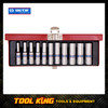 11pc Deep Socket set 1/4"drive Metric KING TONY 